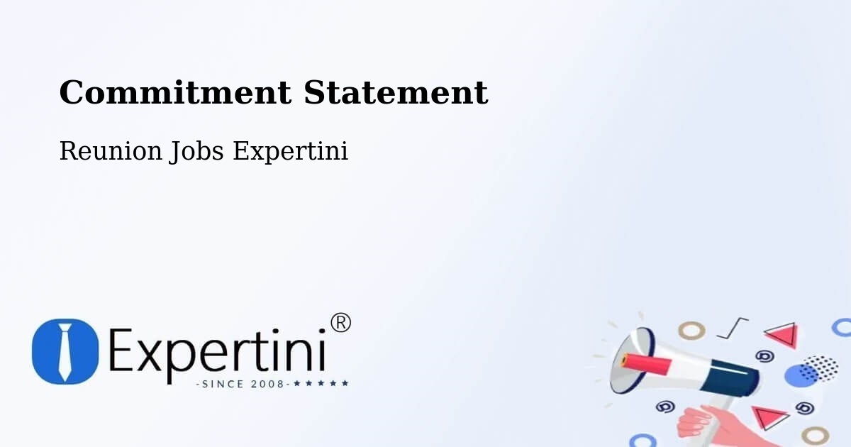 Corporate Commitment – L’Étang - Reunion Jobs Expertini