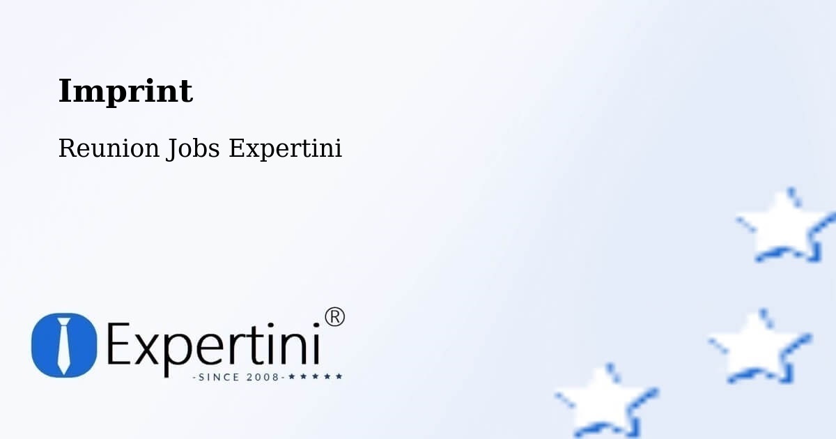 Imprint – L’Étang - Reunion Jobs Expertini